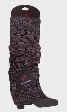 Leg Warmers 1Pakc/ One Size Black/ Gray Color
