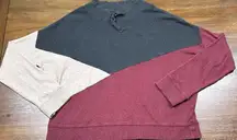 PACT Size M 100% Organic Cotton Color Block Sweatshirt