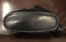 Vintage COACH Black Leather Slim Duffle Sac Convertible Crossbody Shoulder Bag