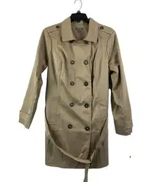 Roz & Ali Women's Tan Water Resistant Coat