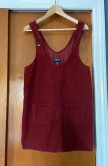 Corduroy Overall Dress