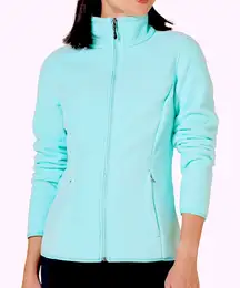 NWT Amazon Essentials Aqua Blue Full-Zip Polar Soft Fleece Jacket XS