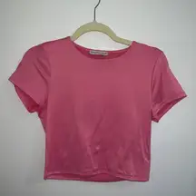 Pink Crop Top