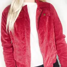 | Corduroy Jacket with Faux Fur Lining