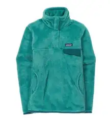 Patagonia  Women's Re-Tool Snap-T Pullover in Aqua Stone Beryl Green X-Dye Small