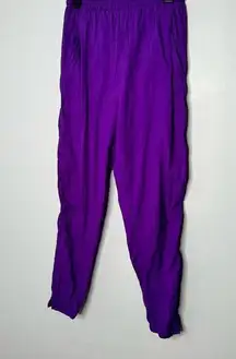 Vintage Nike purple windbreaker pants size small