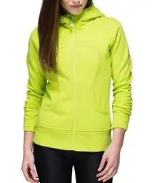 Lululemon Scuba Hoodie II Cotton Fleece Lined Slim Ribbed Panel Antidote 4