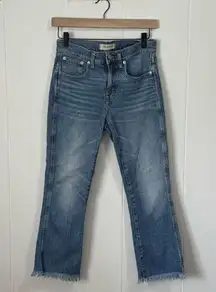 Madewell Cali Demi Boot Cut Jeans 26 Petite Short Inseam cowgirl coastal cowgirl