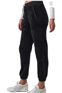 Athleta | Black Velvet Recover Cozy Jogger Sweatpants Plus Size 1X