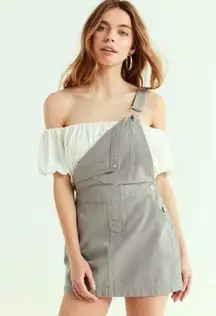 Urban Outfitters BDG Khaki Denim Overall Dress