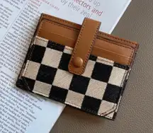 Wallet for Women,Canvas Snap Closure Wallet,Bifold Credit Card Holder Coin Purse With ID Window