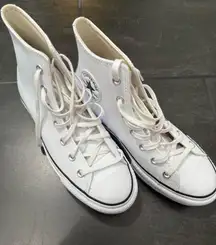 Leather Platform Converse Chuck Taylor
