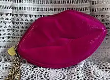 Patent Leather Lips Wristlet