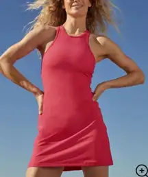 Beyond Yoga L Spacedye Under Lock and Key Athletic Mini Dress Pink Sleeveless‎