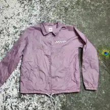 Vans Purple Snap Button Windbreaker Jacket