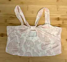 SHEIN Size Extra Small XS Women's Teen Girl Pink and White Patterned Top