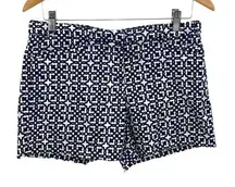Laundry by Shelli Segal Womens Fleur De Lis‎ Flat Front Shorts Size 6