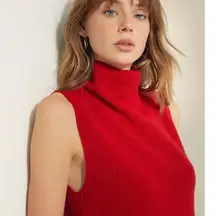 Aritzia Wilfred Durandal Sleeveless Funnel-neck Sweater