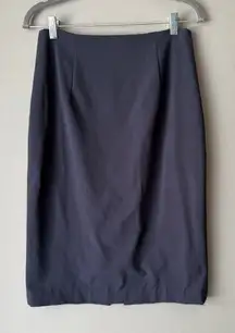Women's Ellen Tracy pencil‎ midi Skirt, Size 6, Dark Blue