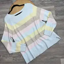 Pastel striped sweater