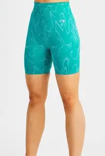 Aybl Velocity Shorts Turquoise Large NWT