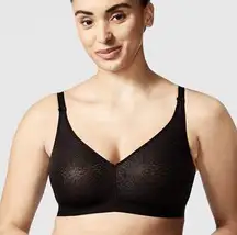 CHANTELLE C-MAGNIFIQUE FULL BUST WIREFREE BRA in black 38D