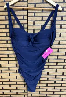 Betsy Johnson Navy‎ One Piece Swimsuit Size 1X