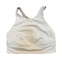 Lululemon White Racerback Athletic Sports Bra Size 8 Preloved