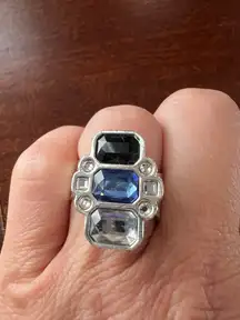 Alex and Ani gems ring 