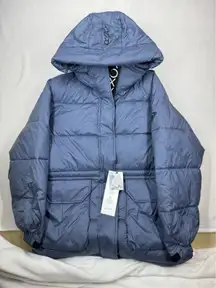 ROXY Women's Rebel Mid Puffer Ski Jacket Wild Wind NWT Purple/Blue Size Small