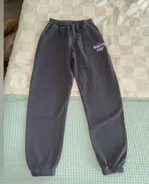 white fox sweatpants size small