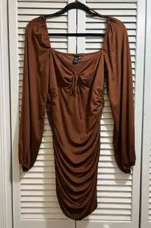 Windsor Brown Bodycon Dress