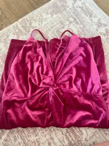 Deep Pink Mini Dress