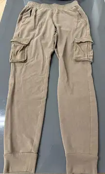 Alo Yoga Joggers Sweatpants Khaki Green