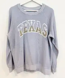 Altar’d State Texas‎ Ribbed Crew Neck Pullover Sweatshirt Loungewear Game Day XS
