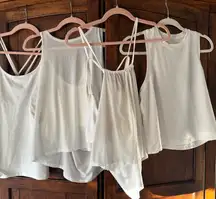 Lululemon Athletica bundle of White Tank Tops — bundle #25