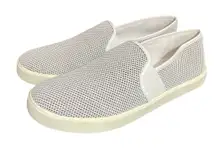 Vince Women's Preston White Perforated Flat Slip On Sneakers Shoes Women Sz 8.5‎