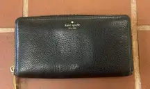 Kate Spade Black Large Wallet