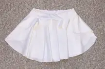 White Skort