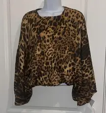 Leopard Print Women's Top
