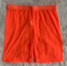 LET’S RIDE - Orange Dream Mesh Biker Shorts