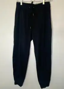 American Eagle Black Joggers With Cuffed Hems