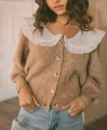 Lush Classic Knitted Sweater Cardigan 