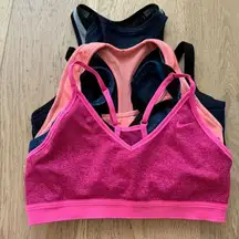 Lululemon Sports Bra Bundle Nike  Outdoor Voices Black pink Size Small Medium