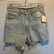 Lucky Brand High Rise Cut Off Jean Shorts