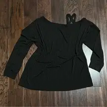 Ava & Viv  Target 3X black longsleeve shirt