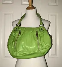 NINE & CO. OVERSIZED GREEN SHOULDER BAG