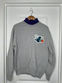 Majestic Vintage Charlotte Hornets Turtleneck Crewneck