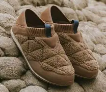 Teva New  ReEmber Moc Fleece Mule Shoes Sand Dune Brown Womens US Size 6