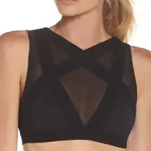 NEW Alo Yoga Bandage Strappy Bra Mesh Cutout Sexy Sport Bra Workout S